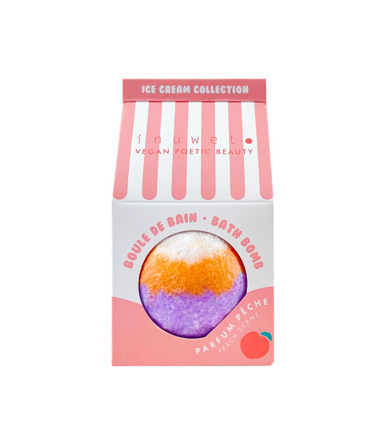 Inuwet Icecream Şeftali Banyo Bombası