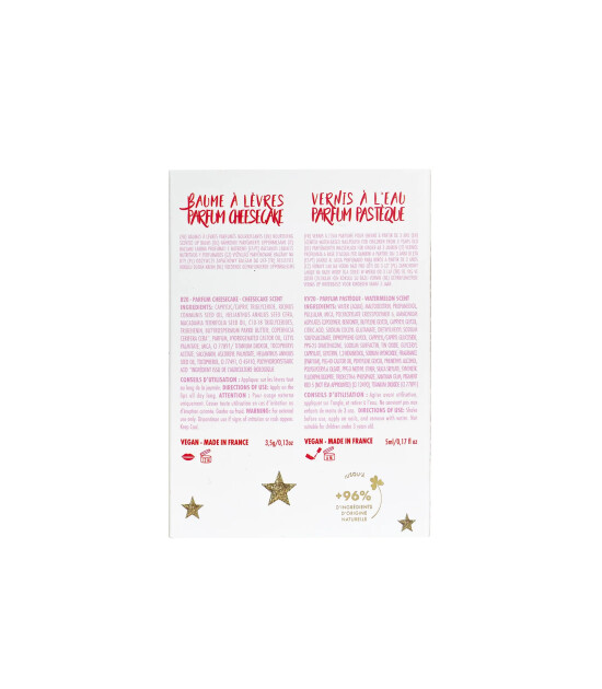 Inuwet Duo Oje & Lip Balm Set  // Cheesecake - Karpuz