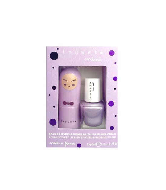 Inuwet Duo Oje & Lipbalm Set // Purple