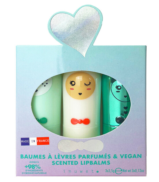 Inuwet Trio Lip Balm Hediye Set // Sheasell