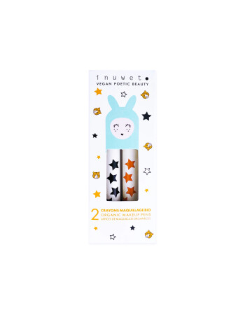 Inuwet Make Up Pencil - Y&uuml;z Boyası Kalemi // Siyah -Turuncu