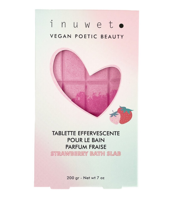 Inuwet Bath Slap Banyo Renklendirici Tablet // Strawberry