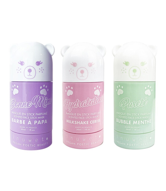 Inuwet Aydınlatıcı Stick Yüz Bakım Maskesi // Mauve Barbe a Papa