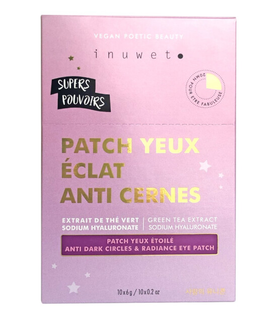 Inuwet G&ouml;z Altı Torbası Maskesi // Stars Glitter