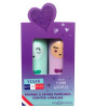 Inuwet Duo Glitter Lip Balm Dudak Nemlendirici Set // Apple - Marshmallow