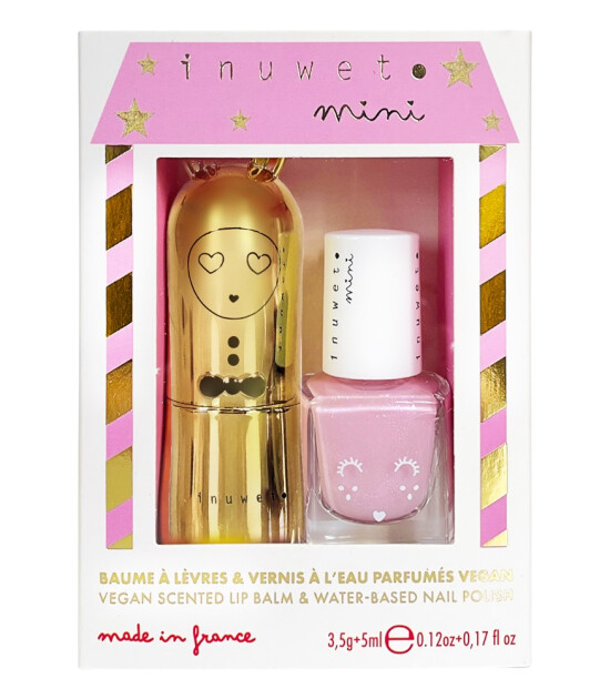 Inuwet Duo Oje & Lip Balm Set  // Cheesecake - Karpuz