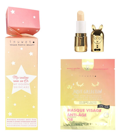 Inuwet Golden Skincare Cracker – Yüz Maskesi & Dudak Balm