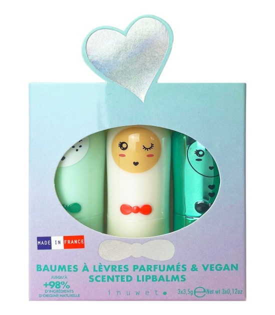 Inuwet Trio Lip Balm Hediye Set // Sheasell