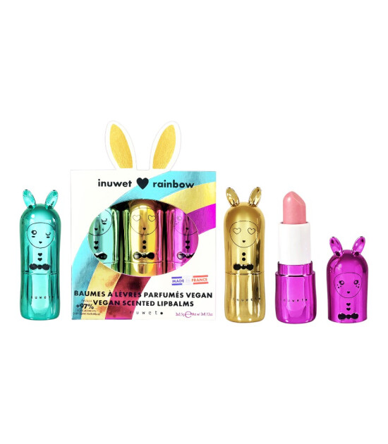 Inuwet Trio Gift Dudak Nemlendirici Seti // Rainbow