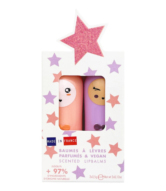 Inuwet Duo Glitter Lip Balm Dudak Nemlendirici Set // Agathe