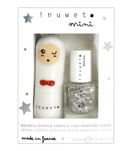 Inuwet Duo Oje & Lip Balm Set // White