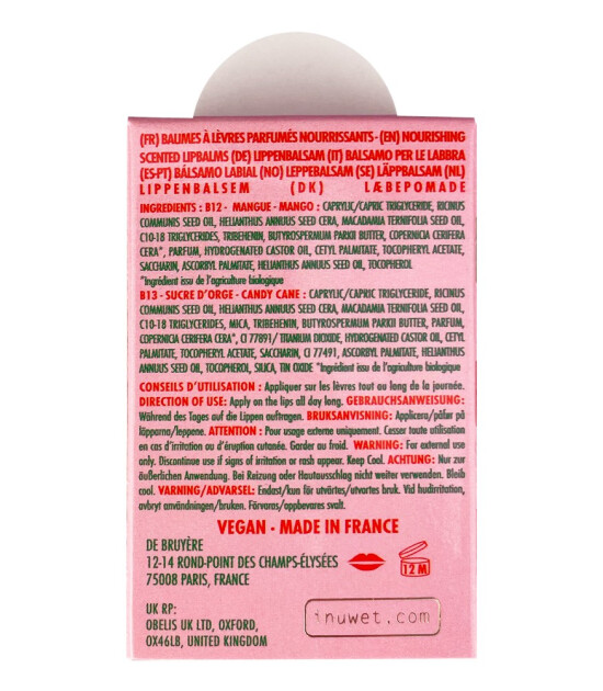 Inuwet Fiyonk Figürlü Dudak Nemlendiricisi Seti // Mango - Pamuk Şekeri