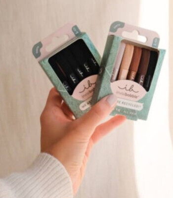 Invisibobble Hair Tie Lastik Toka Set // Mocha