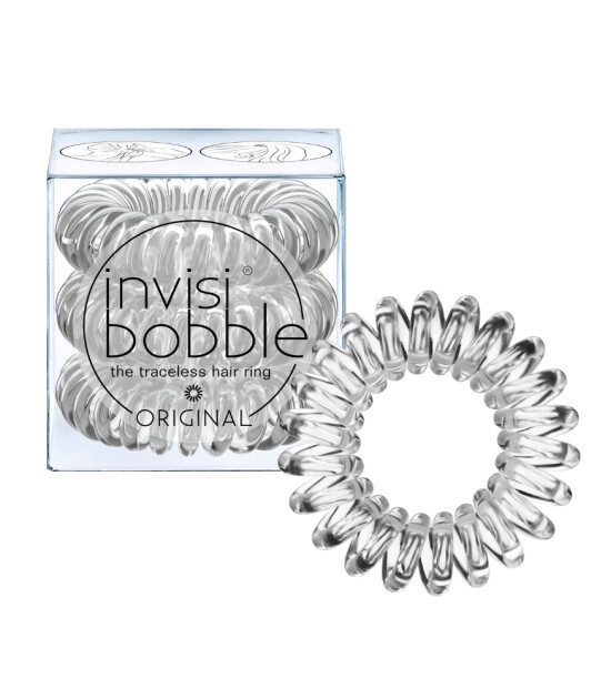 Invisibobble Original Saç Tokası (3 Adet) // Crystal Clear