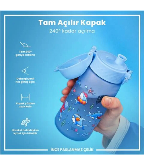 Ion8 OneTouch &Ccedil;ocuk Suluk (350 ml) // Mavi K&ouml;pekbalığı