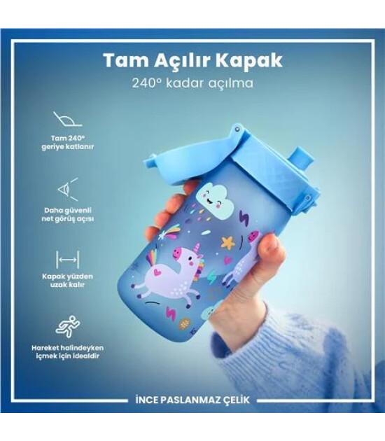 Ion8 OneTouch &Ccedil;ocuk Suluk (350 ml) // Mavi Unicorn