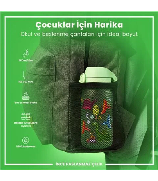 Ion8 OneTouch &Ccedil;ocuk Suluk (350 ml) // Dinozorlar