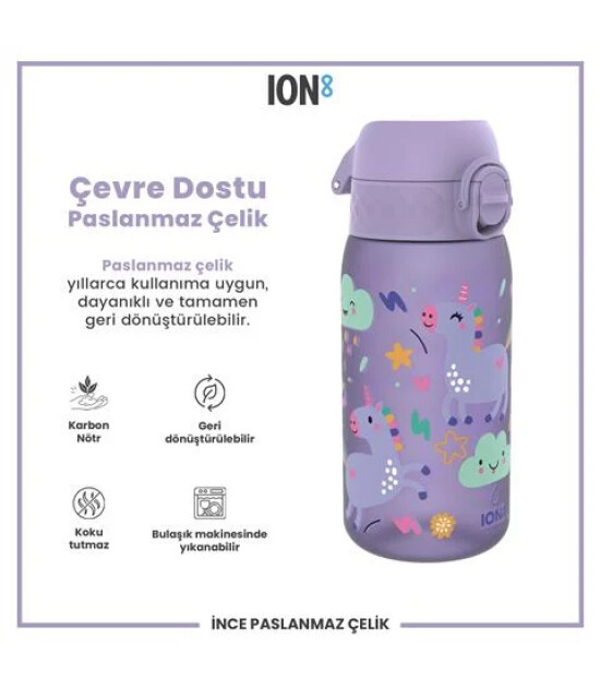 Ion8 OneTouch &Ccedil;ocuk Suluk (350 ml) // Mor Unicorn