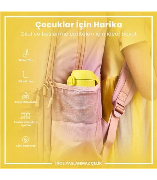 Ion8 OneTouch &Ccedil;ocuk Suluk (350 ml) // Sarı Unicorn