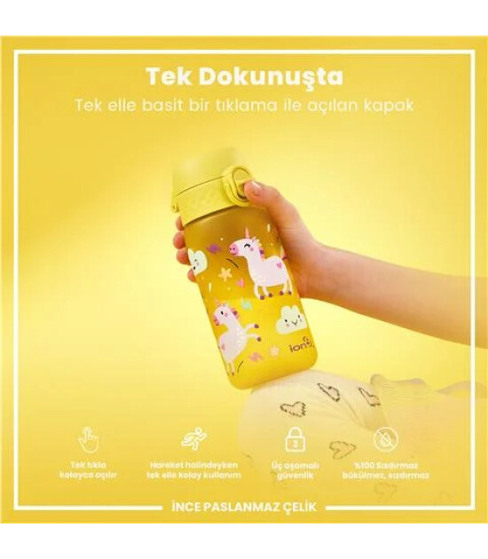 Ion8 OneTouch &Ccedil;ocuk Suluk (350 ml) // Sarı Unicorn