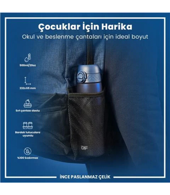 Ion8 OneTouch Suluk (500 ml) // Koyu Mavi