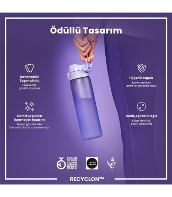 Ion8 OneTouch Suluk (500 ml) // A&ccedil;ık Mor