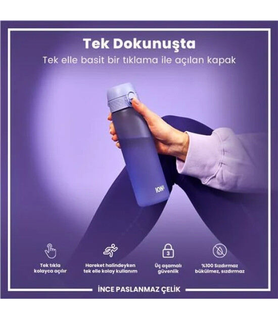 Ion8 OneTouch Suluk (500 ml) // A&ccedil;ık Mor