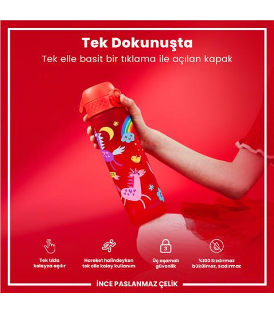 Ion8 OneTouch Suluk (500 ml) // Kırmızı Unicorn