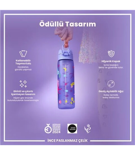 Ion8 OneTouch Suluk (500 ml) // Mor Unicorn