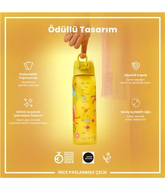 Ion8 OneTouch Suluk (500 ml) // Sarı Unicorn