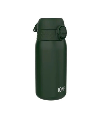Ion8 OneTouch Paslanmaz Çelik Çocuk Suluk (400 ml) // Koyu Yeşil