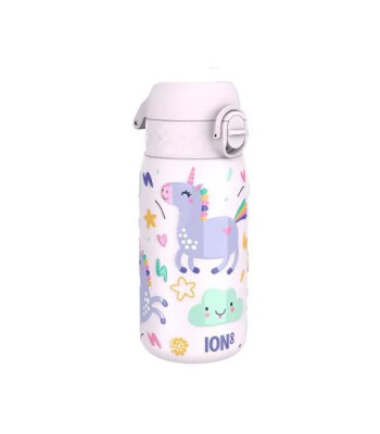 Ion8 OneTouch Paslanmaz Çelik Çocuk Suluk (400 ml) // Unicorn