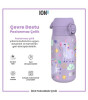 Ion8 OneTouch Paslanmaz &Ccedil;elik &Ccedil;ocuk Suluk (400 ml) // Mor Unicorn