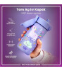 Ion8 OneTouch Paslanmaz &Ccedil;elik &Ccedil;ocuk Suluk (400 ml) // Mor Unicorn
