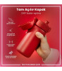 Ion8 OneTouch Paslanmaz &Ccedil;elik &Ccedil;ocuk Suluk (400 ml) // Kırmızı