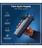 Ion8 - Paslanmaz &Ccedil;elik İnce Suluk - Koyu Lacivert - 600 Ml - Sızdırmaz