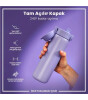 Ion8 - Paslanmaz &Ccedil;elik İnce Suluk - A&ccedil;ık Mor - 600 Ml - Sızdırmaz