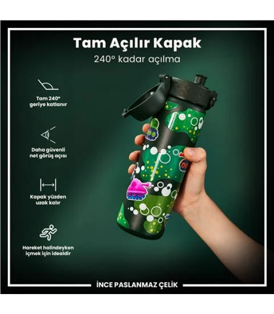 Ion8 - Paslanmaz &Ccedil;elik İnce Suluk - Tanklar - 600 Ml - Sızdırmaz