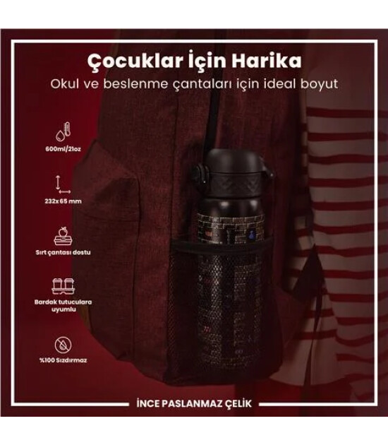 Ion8 - Paslanmaz &Ccedil;elik İnce Suluk - Oyuncu - 600 Ml - Sızdırmaz