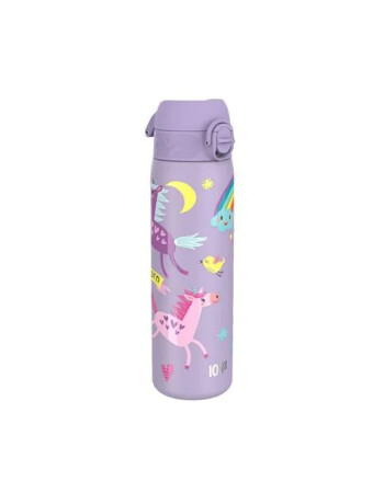 Ion8 - Paslanmaz &Ccedil;elik İnce Suluk - Mor Unicorn - 600 Ml - Sızdırmaz