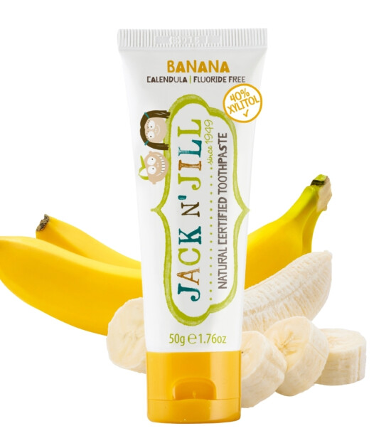 Jack N'Jill Doğal Çocuk Diş Macunu // Banana - Muz