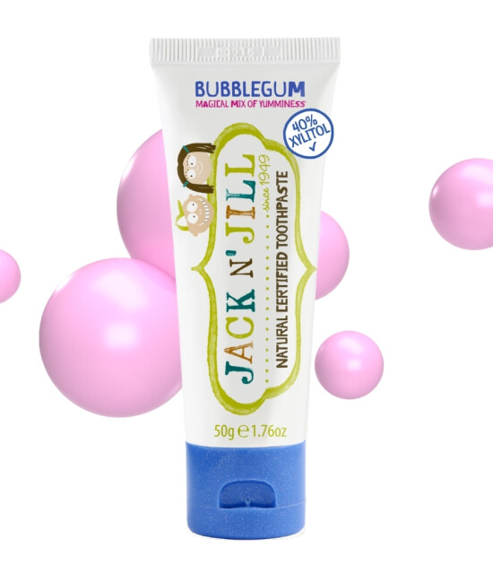 Jack N'Jill Doğal Çocuk Diş Macunu // Bubblegum - Sakız