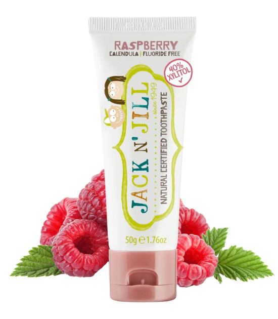 Jack N'Jill Doğal Çocuk Diş Macunu // Raspberry - Ahududu