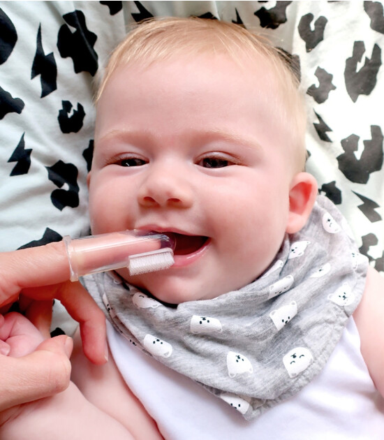 Jack N'Jill Silikon Parmak Diş Fır&ccedil;ası - Stage1 (2 Adet)