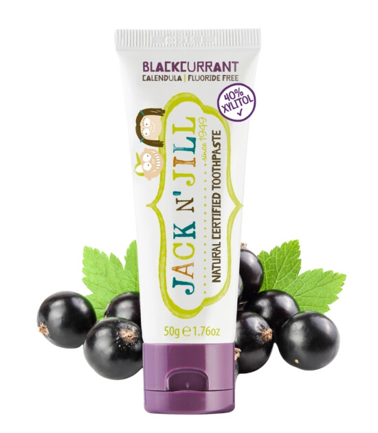 Jack N'Jill Doğal &Ccedil;ocuk Diş Macunu // Blackcurrant - Frenk &Uuml;z&uuml;m&uuml;