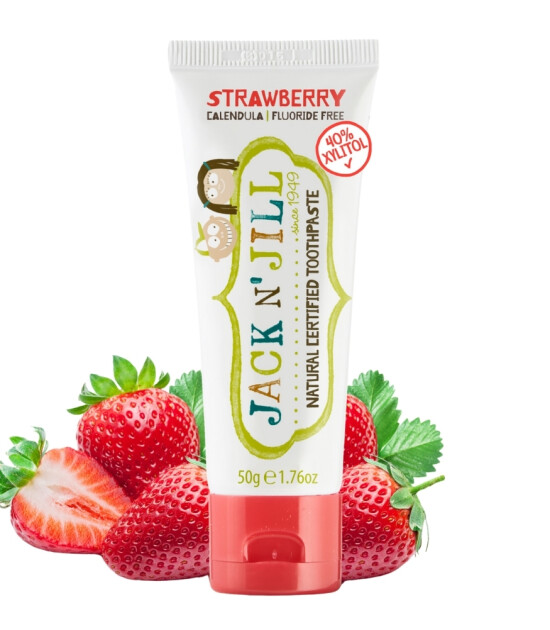 Jack N'Jill Doğal &Ccedil;ocuk Diş Macunu // Strawberry - &Ccedil;ilek