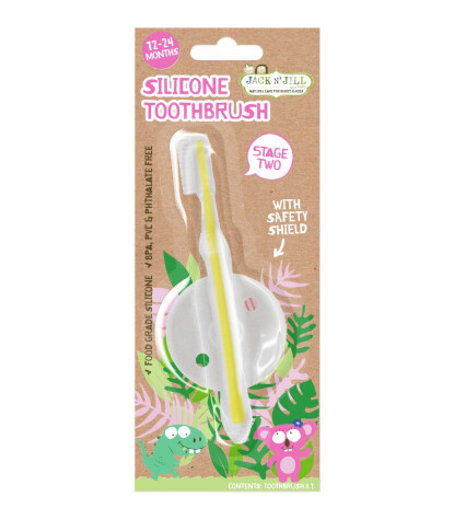 Jack N'Jill Silikon Çocuk Diş Fırçası - Stage2