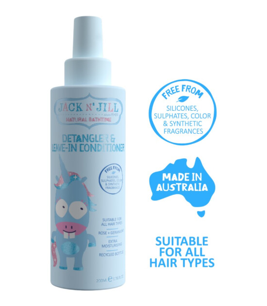 Jack N' Jill Detangler & Leave-in Sa&ccedil; A&ccedil;ma Sprey // Natural