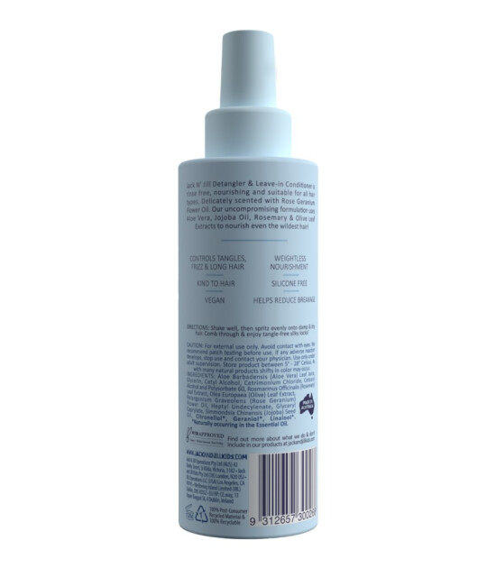 Jack N' Jill Detangler & Leave-in Sa&ccedil; A&ccedil;ma Sprey // Natural