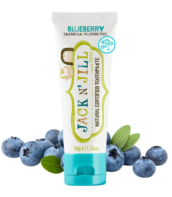 Jack N'Jill Doğal Çocuk Diş Macunu // Blueberry - Yaban Mersini